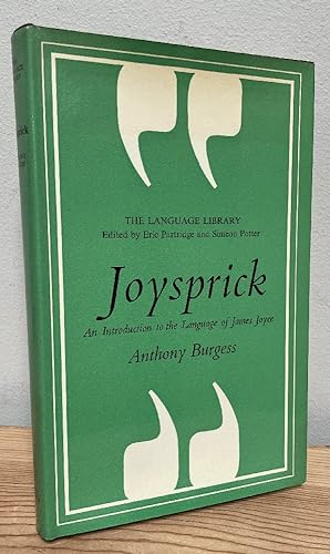 Immagine del venditore per Joysprick: An Introduction to the Language of James Joyce venduto da Chaparral Books