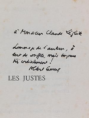 Image du vendeur pour Les Justes. Pice en cinq actes. mis en vente par Librairie KOEGUI