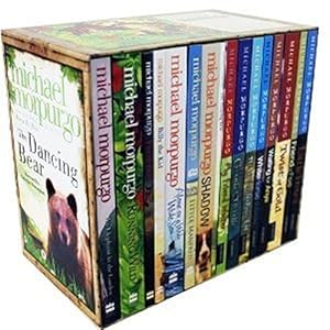 Seller image for Michael Morpurgo Box Set - 16 Books RRP £ 84.99: Why the Whales Came, Mr Nobody's Eyes, Kensuke's Kingdom, Long Way Home, Escape from Shangri-La, Dear Olly, Toro! Toro!, Cool!, The Butterfly Lion, Private Peaceful (WarHorse, The Wreck of the Zanzibar, King of the Cloud Forests, Kaspar Prince of Cats, Born to Run & The Amazing Adventures of Adolphus Tips) for sale by WeBuyBooks 2