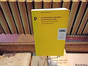 Seller image for Les dclarations des droits de l'homme de 1789 for sale by Librairie FAUGUET