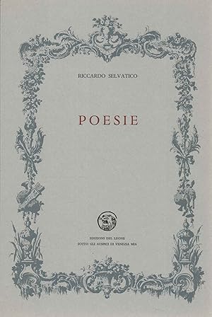 Seller image for Poesie for sale by Di Mano in Mano Soc. Coop