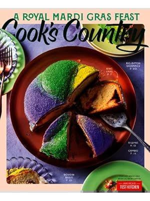 Seller image for Cook's Country, February/March 2024 (Cover Story, "A Royal Mardi Gras Feast") for sale by Armadillo Books