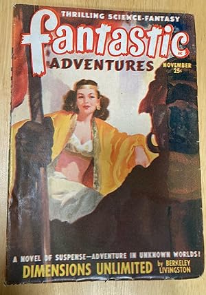 Image du vendeur pour Fantastic Adventures November 1948 Volume 10 Number 11 mis en vente par biblioboy