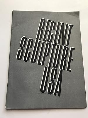 Seller image for Recent Sculpture U.S.A. for sale by Sheapast Art and Books