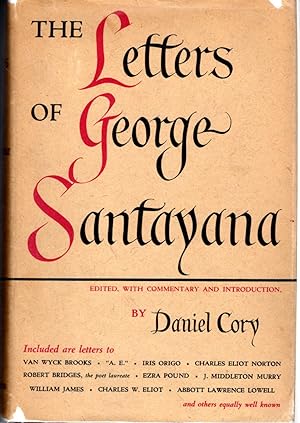Imagen del vendedor de The Letters of George Santayana a la venta por Dorley House Books, Inc.