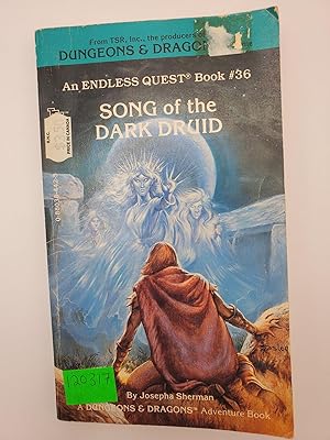 Song of the Dark Druid: An Endless Quest Book #36 A Dungeons & Dragons Adventure Book