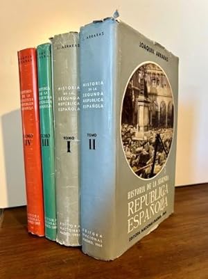 Historia de la Segunda República Española. Obra completa en 4 tomos