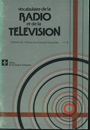 Bild des Verkufers fr Vocabulaire de la radio et de la tlvision zum Verkauf von Librairie Le Nord