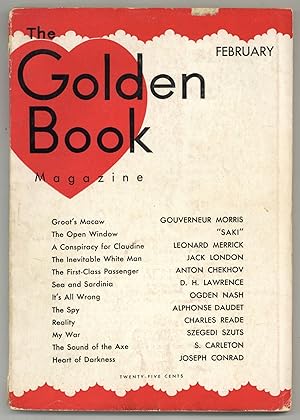 Bild des Verkufers fr The Golden Book Magazine - February 1933, Vol. XVII, No. 98 zum Verkauf von Between the Covers-Rare Books, Inc. ABAA