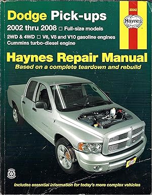 Dodge Pick-ups: 2002 thru 2008 (Haynes Repair Manual)
