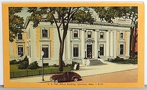 Immagine del venditore per U. S. Post Office Building, Lawrence, Mass. - Postcard venduto da Argyl Houser, Bookseller