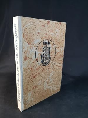 Bild des Verkufers fr Islands Kultur zur Wikingerzeit. Mit 24 Ansichten und 2 Karten. Thule - Altnordische Dichtung und Prosa. Einleitungsband. zum Verkauf von ANTIQUARIAT Franke BRUDDENBOOKS