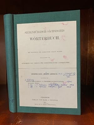 Siebenbürgisch-sächsisches Wörterbuch. Zweiter Band D - F Mit Benützung der Sammlungen Johann Wol...