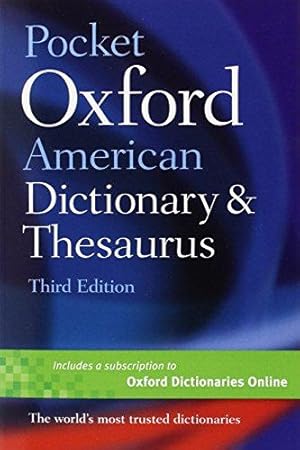 Seller image for Pocket Oxford American Dictionary and Thesaurus for sale by WeBuyBooks