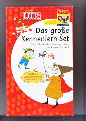 LÜK Das große Kennenlern-Set. Deutsch, Mathe, Konzentration für Klasse 1 und 2. Hefte Cheeky 1 un...