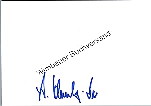 Original Autogramm Alexander zu Schaumburg-Lippe /// Autograph signiert signed signee