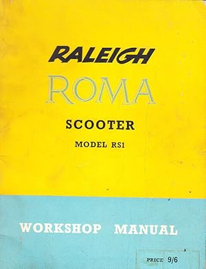 Genuine RALEIGH ROMA SCOOTER RS1 Factory Service Workshop Manual