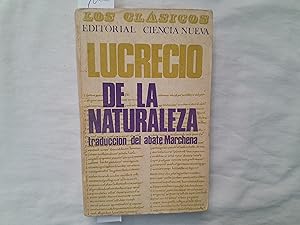 Imagen del vendedor de De la naturaleza. (De reurum natura). a la venta por Librera "Franz Kafka" Mxico.