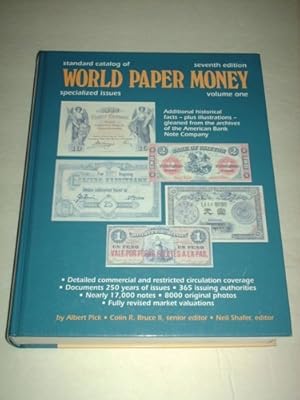 Seller image for Standard Catalog of World Paper Money: Special Issues. Volume one: Detailed commercial and resticted circulation coverage. Documents 250 years of issues. 365 issuing authorities. nearly 17.000 notes. 8000 original photos. Fully revised market mvalutations. for sale by FIRENZELIBRI SRL