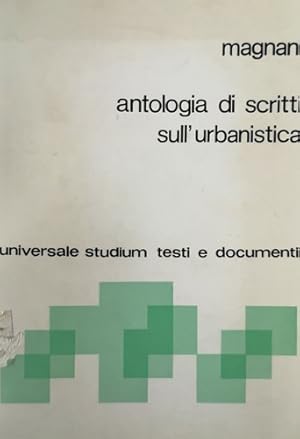 Immagine del venditore per Antologia di scritti sull'urbanistica. venduto da FIRENZELIBRI SRL