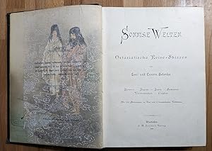 Seller image for Sonnige Welten : Ostasiatische Reise-Skizzen, Borneo, Japan, Java, Sumatra, Vorderindien, Ceylon. for sale by Antiquariat Peda