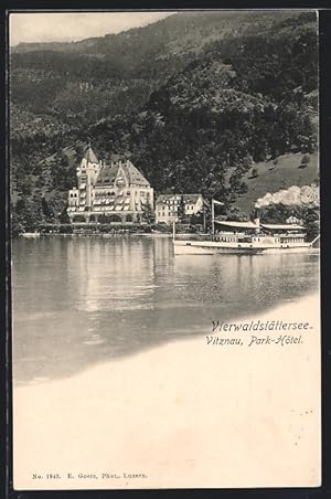 Ansichtskarte Vitznau, Park-Hotel am Vierwaldstättersee