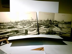 Moskau / Moscou / Mockba. Alte Ansichtskarte / Panoramakarte s/w, ungel. beschrieben um 1910 ?. P...