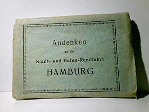 Hamburg. Andenken an die Stadt - u. Hafen - Rundfahrt. Leporello mit 20 Ansichtskarten s/w, ca 20...