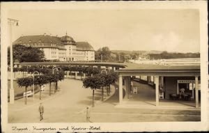 Foto Ansichtskarte / Postkarte Sopot Zoppot Danzig, Kurgarten, Kasino-Hotel