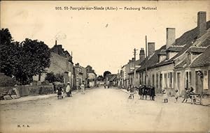 Ansichtskarte / Postkarte Saint Pourcain sur Sioule Allier, Faubourg National