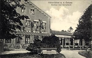 Ansichtskarte / Postkarte Vilstrup Wilstrup Haderslev Hadersleben Dänemark, Viktoriabad an der Os...