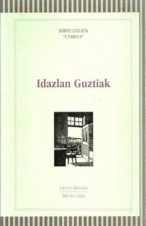Imagen del vendedor de Idazlan guztiak . a la venta por Librera Astarloa
