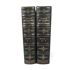 Bild des Verkufers fr A Standard Dictionary of the English Language, upon original plans; designed to give, in complete and accurate statement, in the light of the most recent advances in knowledge, and in the readiest form for popular use, the orthography, pronunciation, meaning, and etymology of all the words and the meaning of idiomatic phrases in the speech and literature of the English-speaking peoples. Revised and Enlarged Edition. zum Verkauf von Lanna Antique