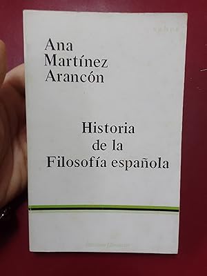 Historia de la filosofía española