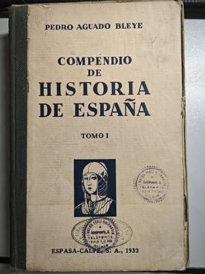 Image du vendeur pour Compendio de historia de Espaa, Tomo 1. mis en vente par TraperaDeKlaus