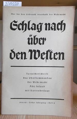 Bild des Verkufers fr Schlag nach ber den Westen. zum Verkauf von Versandantiquariat Trffelschwein