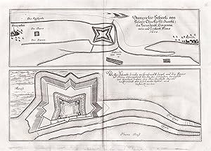 "Damgarter Schantz von Seiner Churfürstl: durchl: zu Brandenbl: Eingenommen und Erobert Anno 1678...