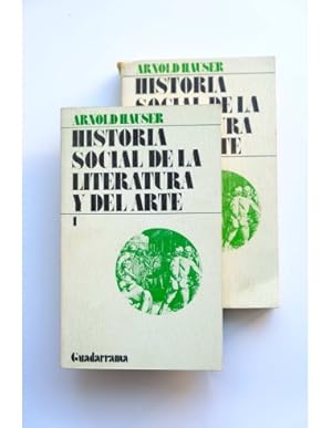 Imagen del vendedor de Historia social de la literatura y del arte a la venta por LIBRERA SOLAR DEL BRUTO