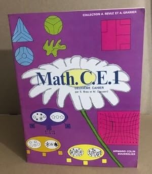 Math .CE1 / deuxieme cahier