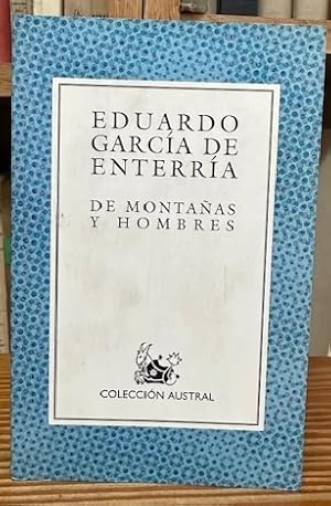 Imagen del vendedor de DE MONTAAS Y HOMBRES a la venta por Fbula Libros (Librera Jimnez-Bravo)