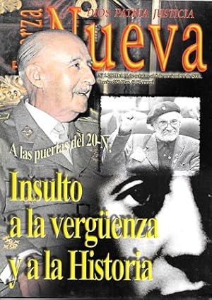 REVISTA FUERZA NUEVA. Nº 1256. OCTUBRE-NOVIEMBRE 2001.