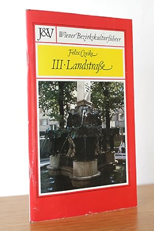 Bild des Verkufers fr Wiener Bezirkskulturfhrer: 3 - Landstrae zum Verkauf von AMSELBEIN - Antiquariat und Neubuch