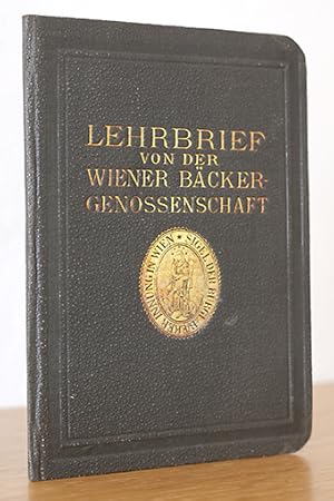 Lehrbrief von der Wiener Bäckergenossenschaft - 1886
