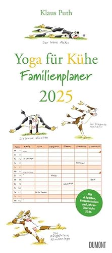 Bild des Verkufers fr Yoga fr Khe Familienplaner 2025 - Wandkalender - Familien-Kalender mit 6 Spalten - Format 22 x 49,5 cm zum Verkauf von AHA-BUCH GmbH