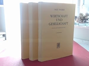 Wirtschaft und Gesellschaft (vollständig in 2 Halbbänden und 1 Ergänzungsband). Grundriss der ver...