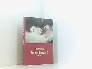 Seller image for Was wird Literatur? Lothar Baier for sale by Book Broker