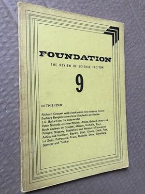 Image du vendeur pour Foundation Number 9: The Review of Science Fiction, November 1975 mis en vente par Raymond Tait