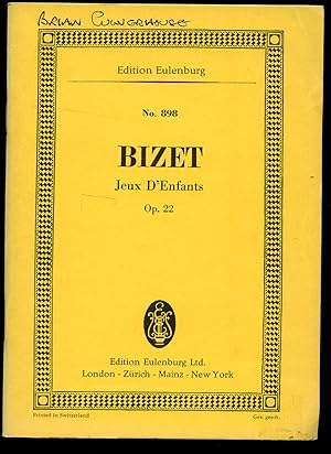 Immagine del venditore per Bizet Jeux D'enfants: Petite Suite d'Orchestre Op. 22 | Full Miniature Score | Eulenburg Study Score Edition No. 898 venduto da Little Stour Books PBFA Member