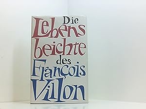 Seller image for Die Lebensbeichte des Franois Villon for sale by Book Broker