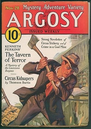 Bild des Verkufers fr The Tavern of Terror: A Mystery of the Louisiana Bayous in Argosy November 28, 1931 to January 2, 1932 zum Verkauf von Parigi Books, Vintage and Rare